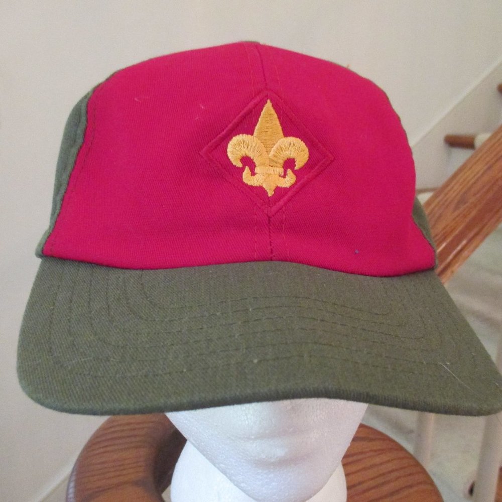 Vintage Boy Scout Twill Hat M/L